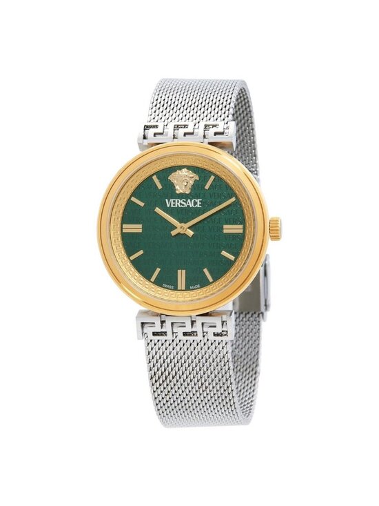 Versace Accessories - NWT Versace Mythos Quartz Green Dial Ladies Watch